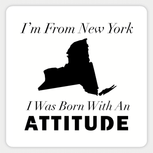 New York Attitude Sticker